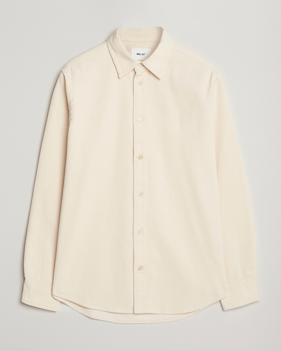 Men | Shirts | NN07 | Colby Corduroy Overshirt Ivory