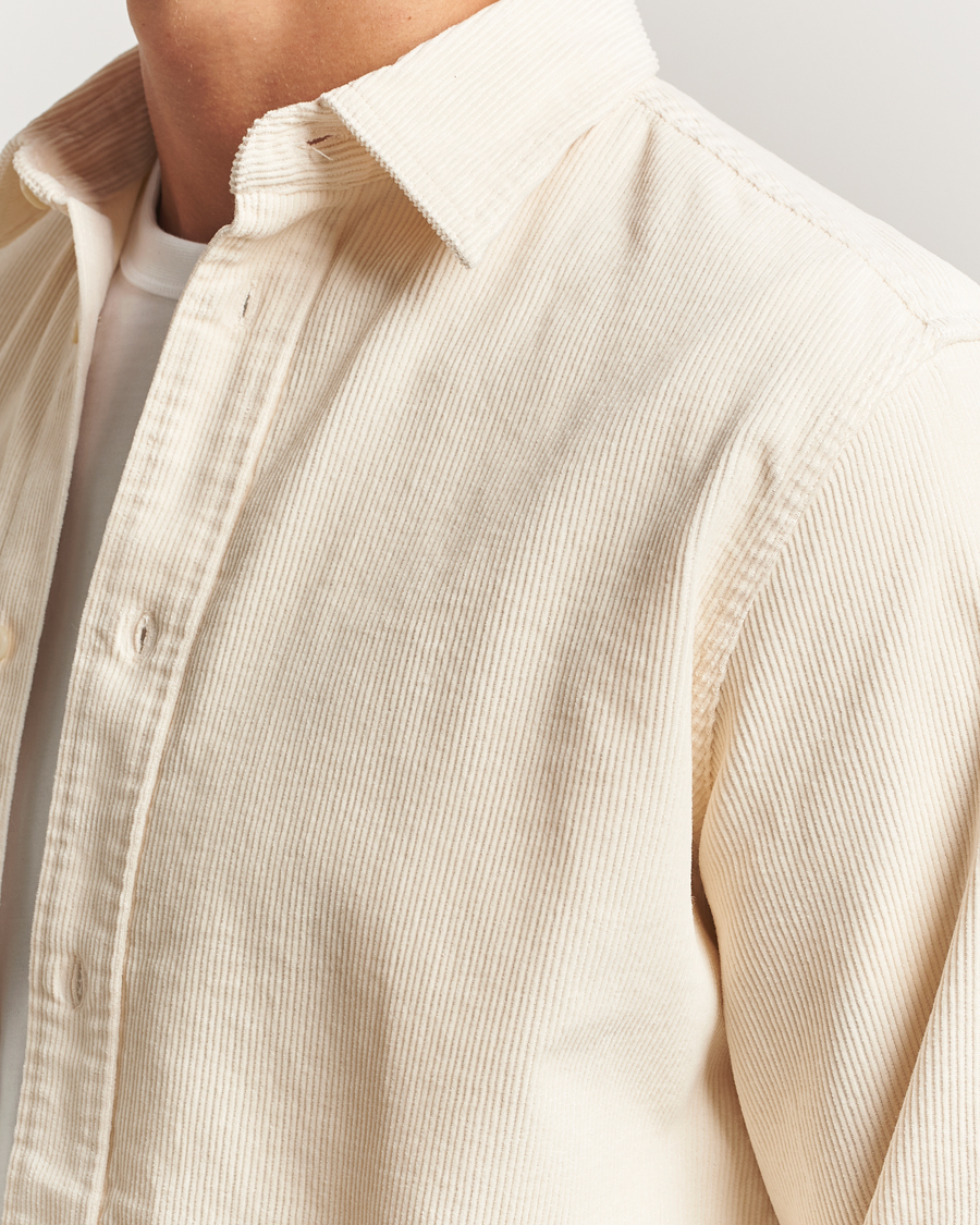 Men | Shirts | NN07 | Colby Corduroy Overshirt Ivory