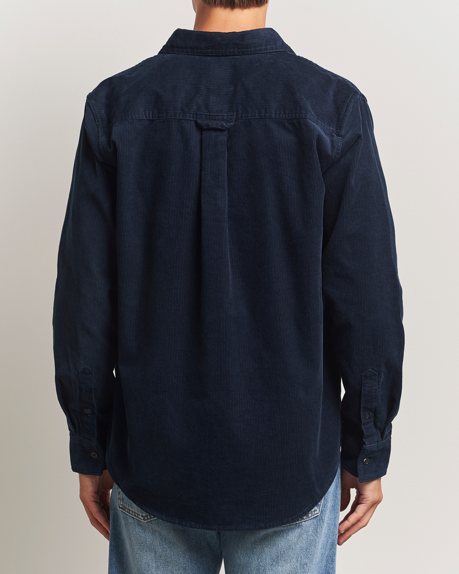 Men | Shirts | NN07 | Colby Corduroy Overshirt Navy Blue