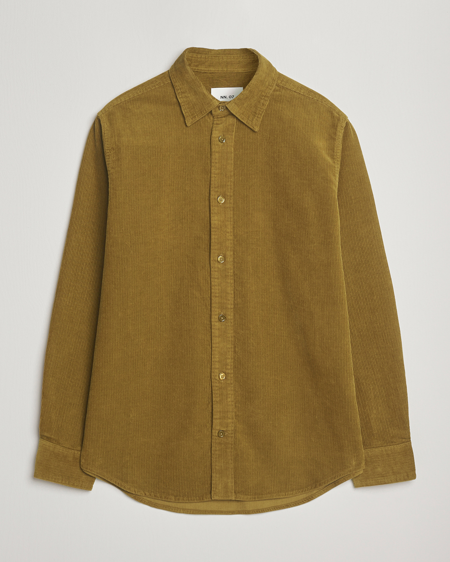 Men | Shirts | NN07 | Colby Corduroy Overshirt Firene Green