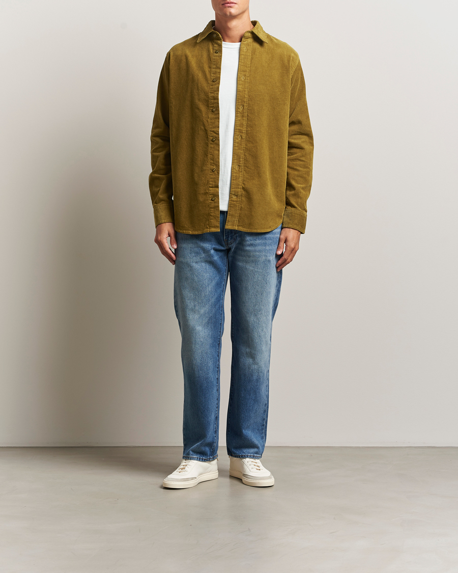 Men | Shirts | NN07 | Colby Corduroy Overshirt Firene Green