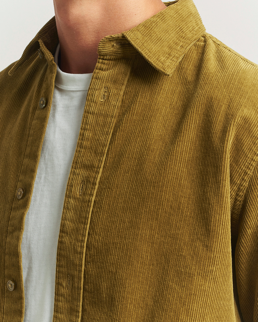 Men | Shirts | NN07 | Colby Corduroy Overshirt Firene Green
