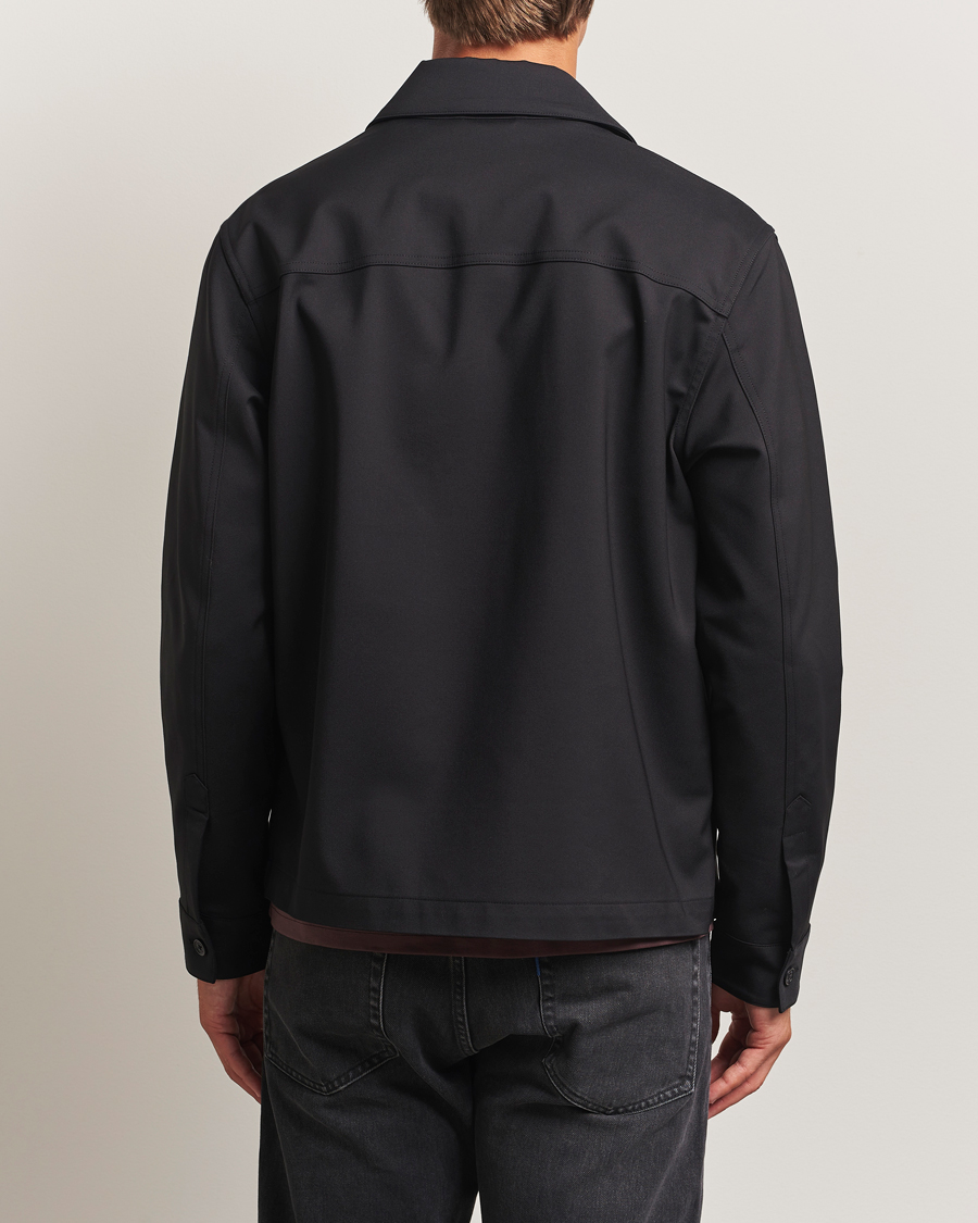 Men | Shirts | NN07 | Alban Technical Overshirt Black