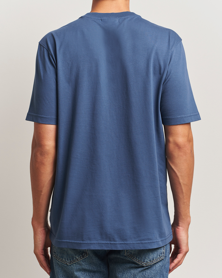 Men | T-Shirts | NN07 | Adam Crew Neck T-Shirt Denim Blue