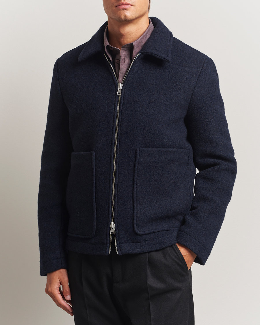Men | Coats & Jackets | NN07 | Gael Jacket Navy Blue