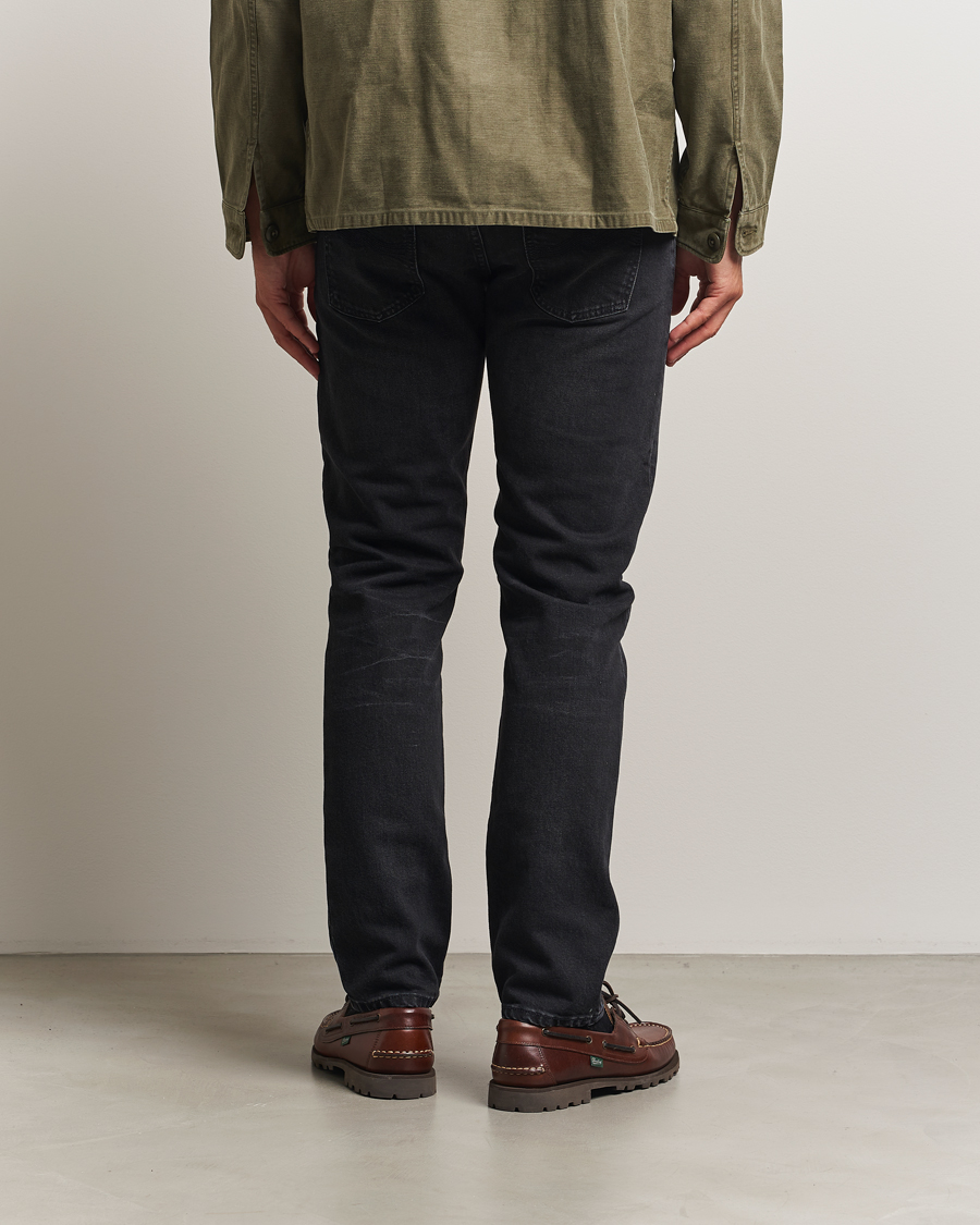 Men | Jeans | Nudie Jeans | Solid Ollie Jeans Black Force