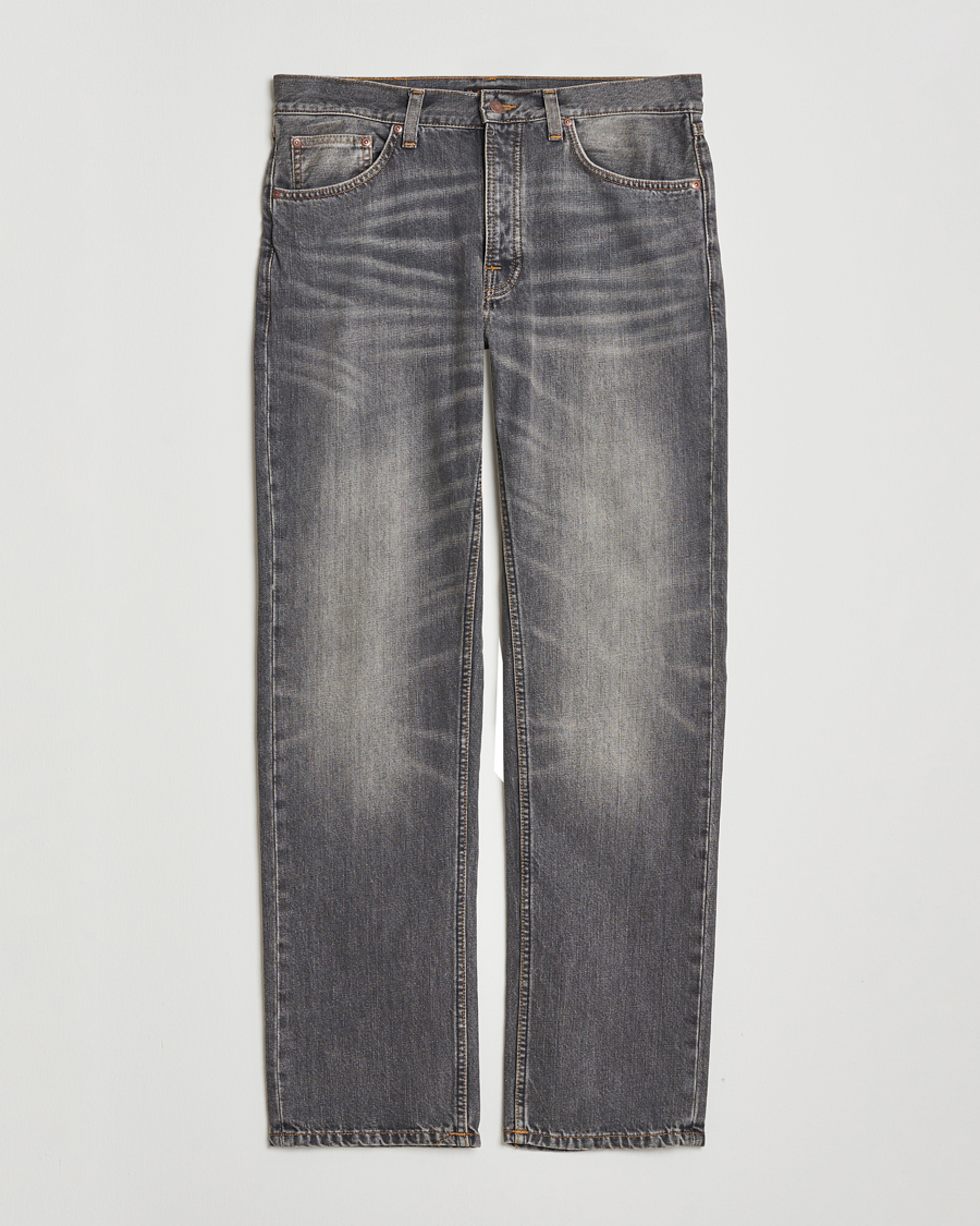 Men | Jeans | Nudie Jeans | Rad Rufus Jeans Grey Crosshatch