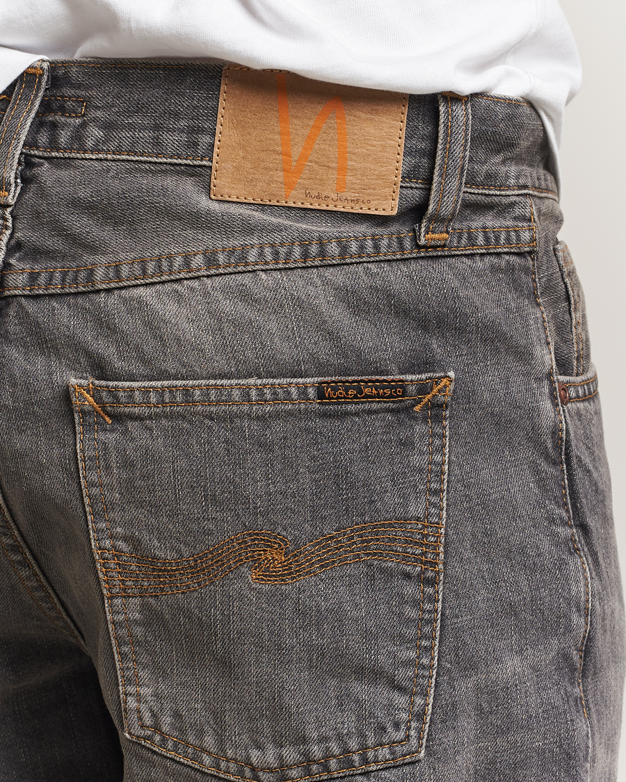 Men | Jeans | Nudie Jeans | Rad Rufus Jeans Grey Crosshatch