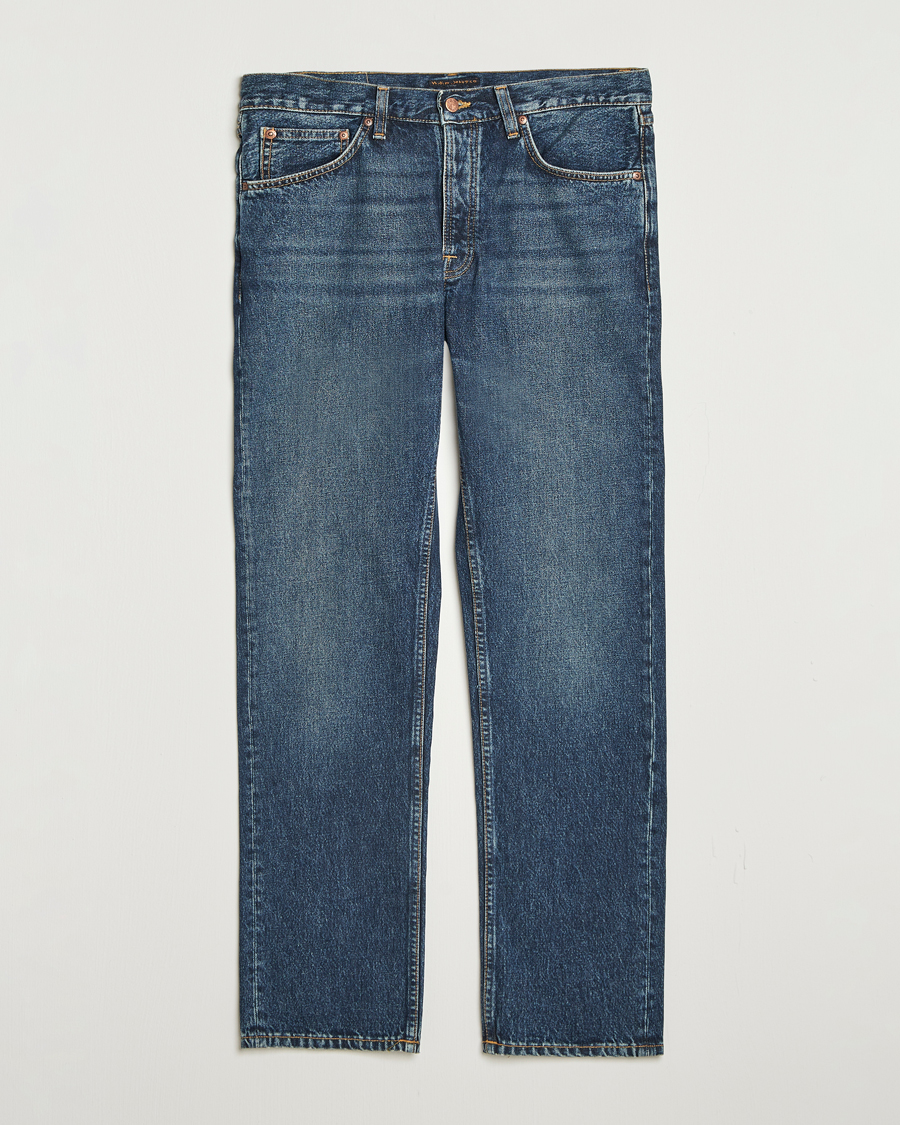 Men | Trousers | Nudie Jeans | Rad Rufus Jeans Blue Soil