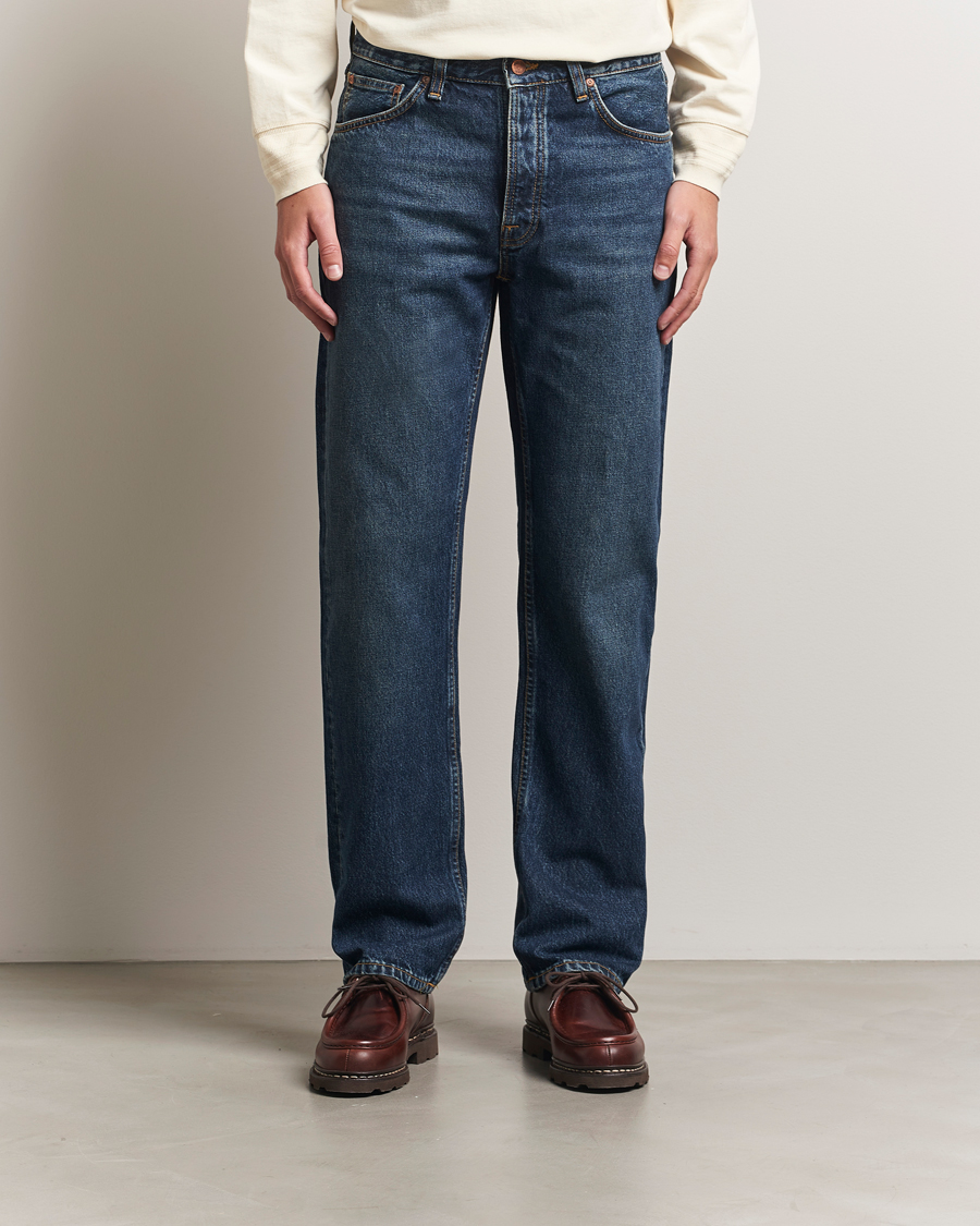 Men | Trousers | Nudie Jeans | Rad Rufus Jeans Blue Soil