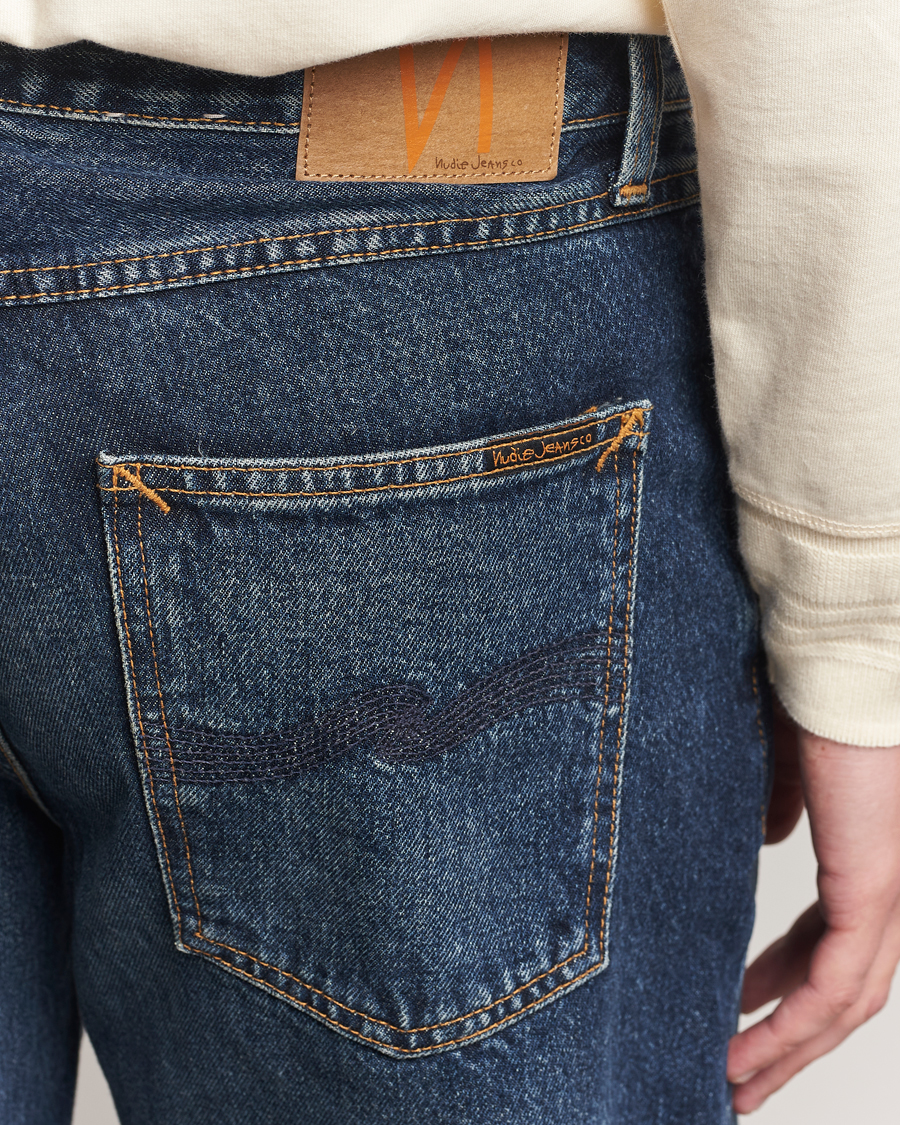 Men | Trousers | Nudie Jeans | Rad Rufus Jeans Blue Soil