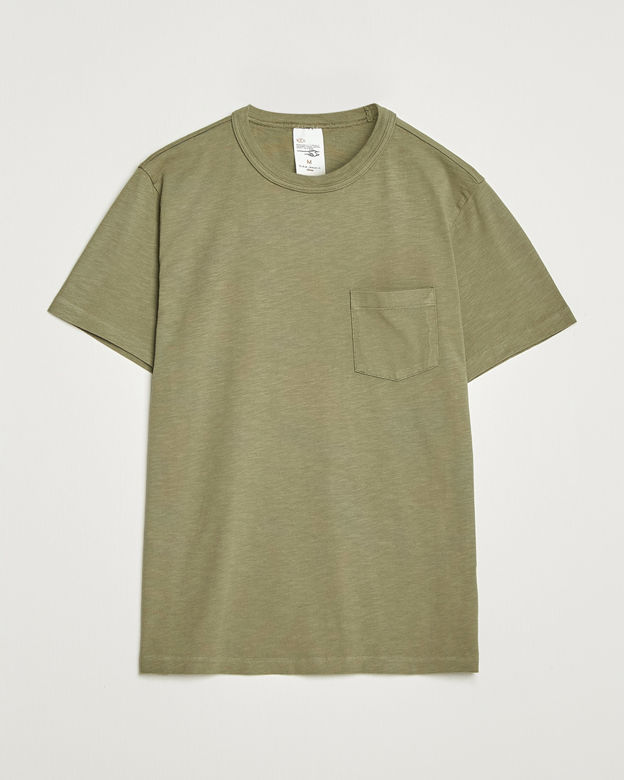 Men | T-Shirts | Nudie Jeans | Roy Heavy Slub T-Shirt Olive