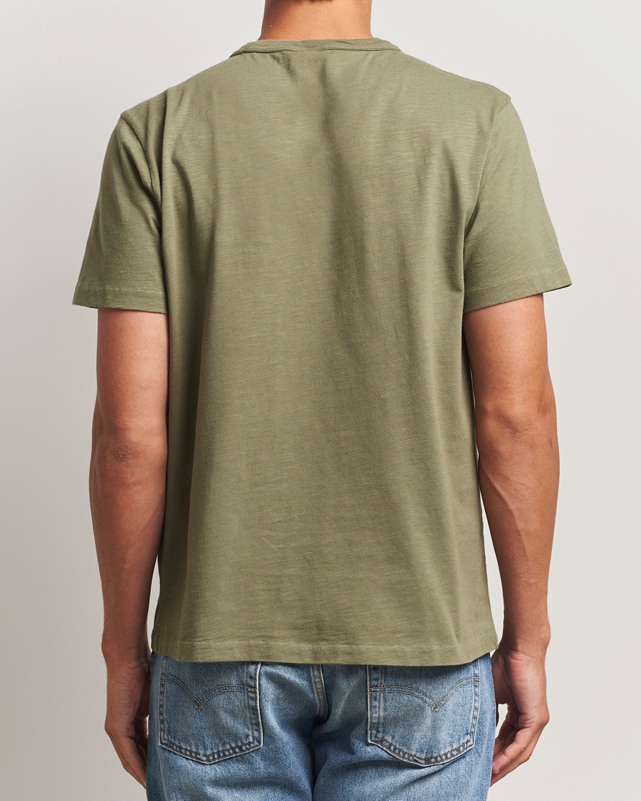 Men | T-Shirts | Nudie Jeans | Roy Heavy Slub T-Shirt Olive