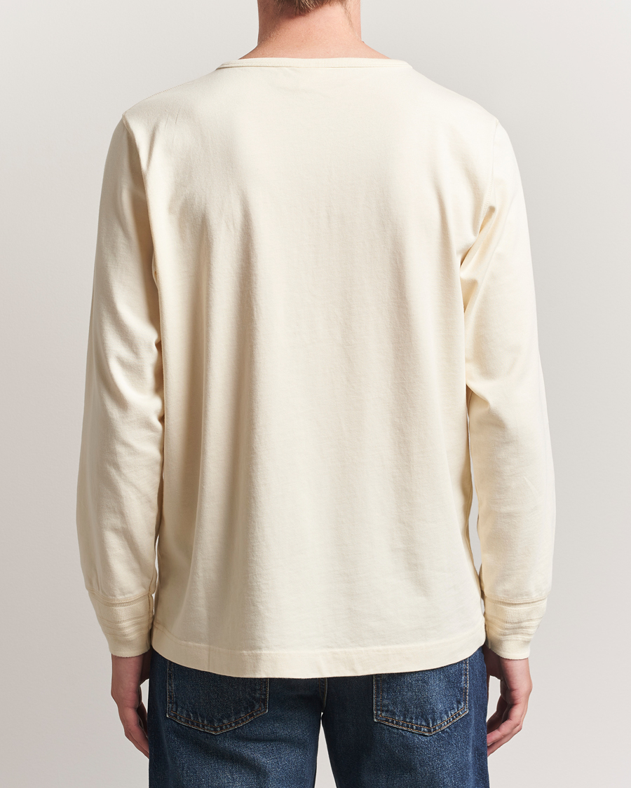 Men | Sweaters & Knitwear | Nudie Jeans | Long Sleeved Henley Ecru