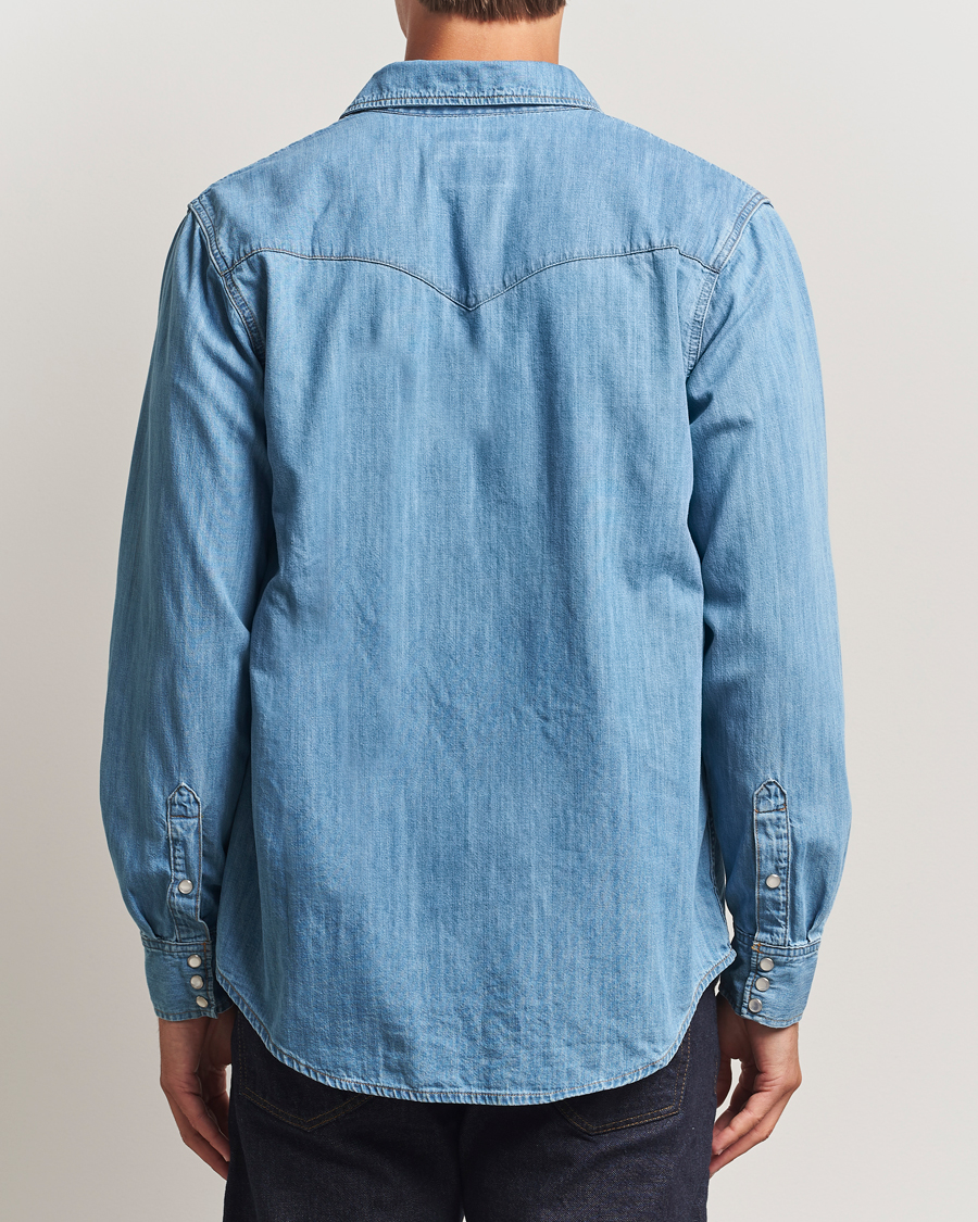 Men | Shirts | Nudie Jeans | Gunnar Denim Shirt Light Blue
