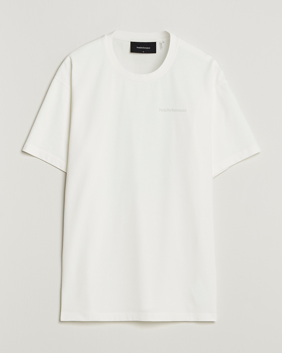 Men | T-Shirts | Peak Performance | Graphic Crew Neck T-Shirt Off White