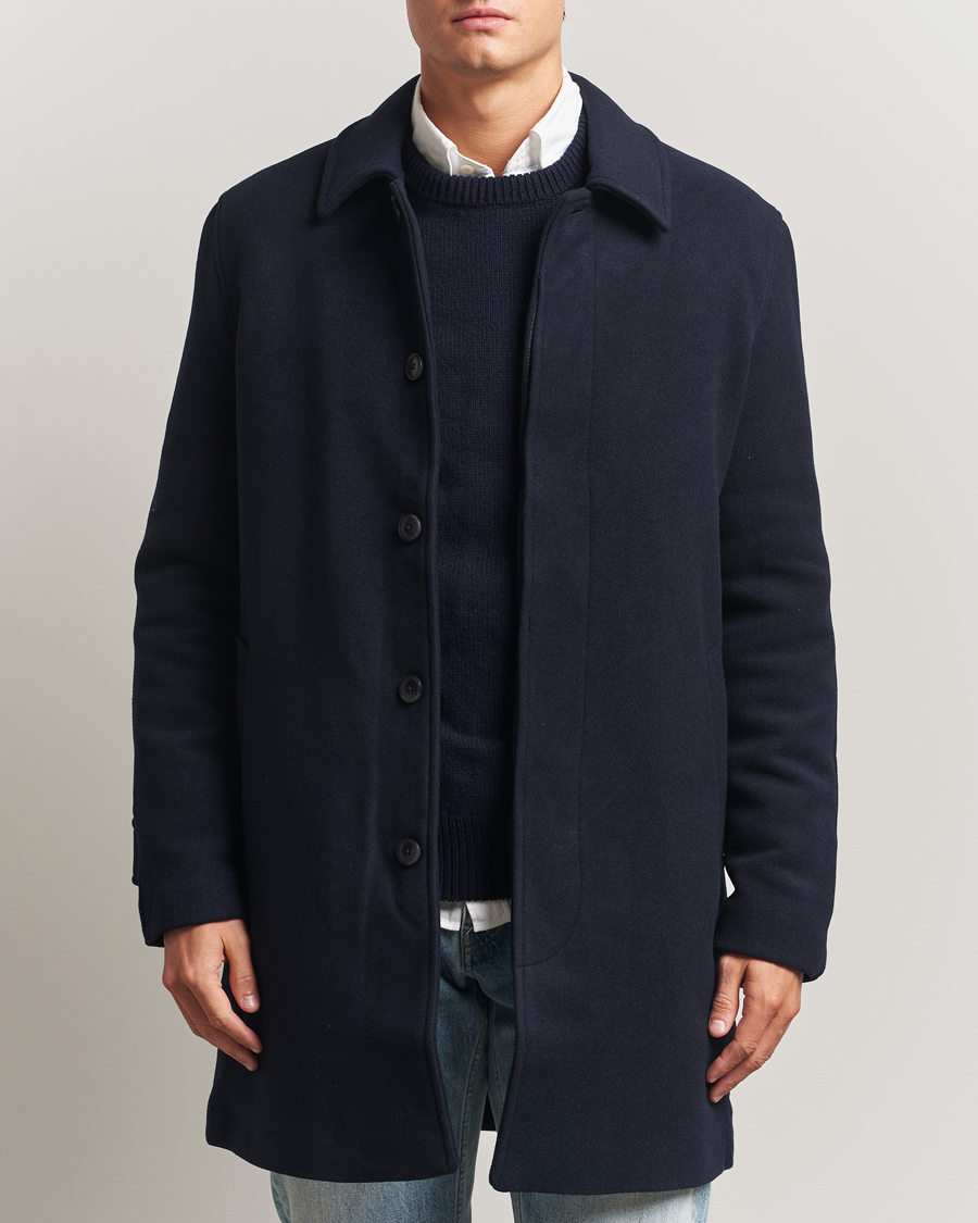 NN07 Gibson Coat Navy Blue at CareOfCarl.com