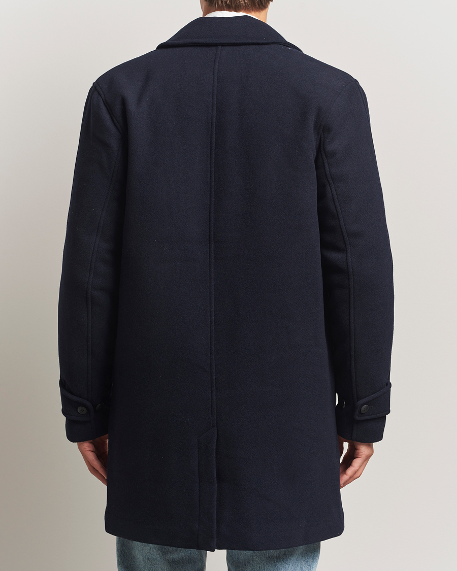Men | Coats & Jackets | Samsøe Samsøe | Labby Wool Coat Salute Navy