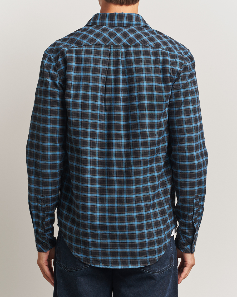 Men | Shirts | Samsøe Samsøe | Liam Brushed Cotton Checked Shirt Turkish Coffee