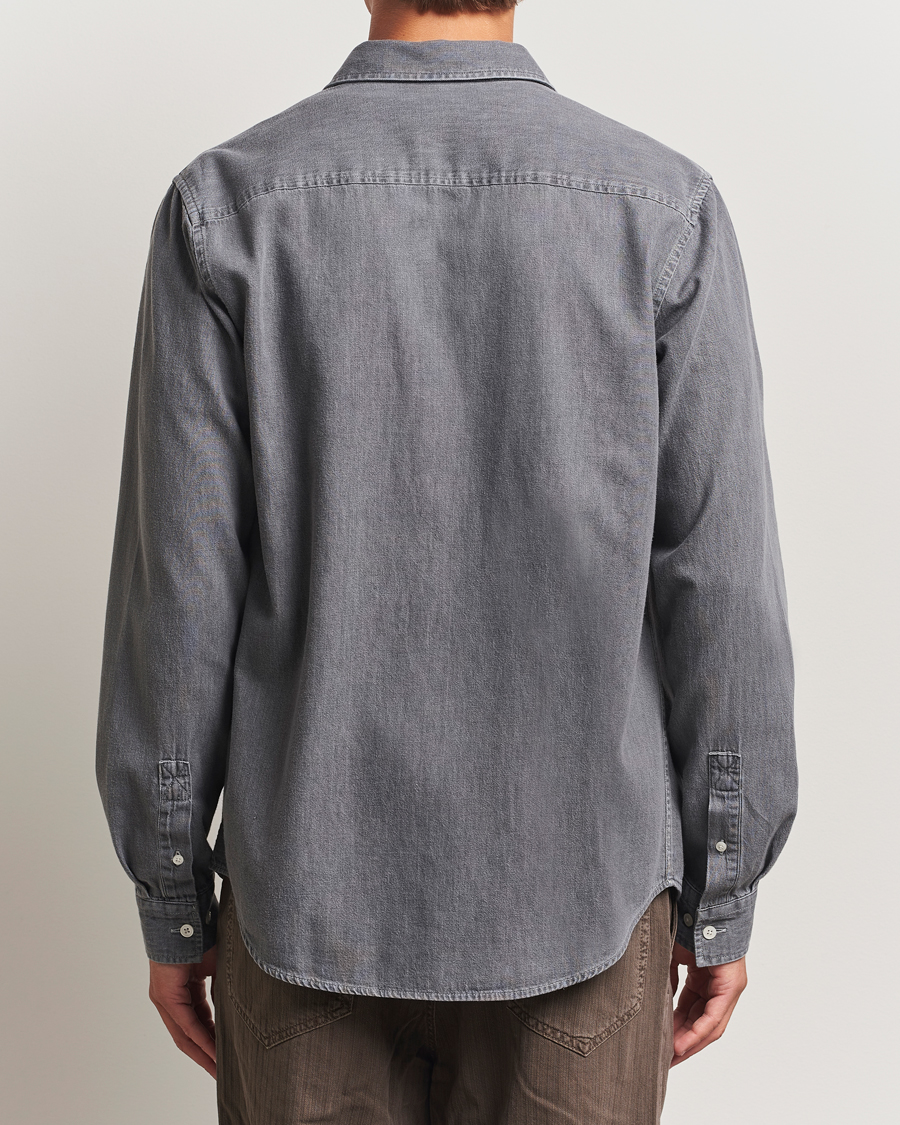 Men | Shirts | Samsøe Samsøe | Ryan Chambray Shirt Light Grey