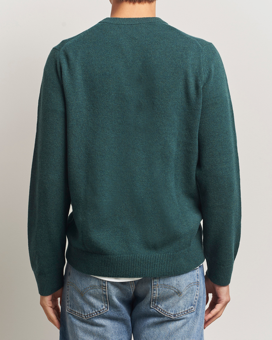 Men | Sweaters & Knitwear | Samsøe Samsøe | Isak Knitted Crew Neck Green Gables