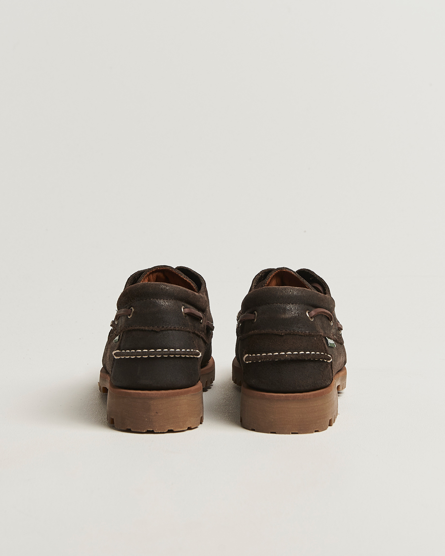 Men | Loafers | Sebago | Acadia Waxed Suede Loafer Dark Brown