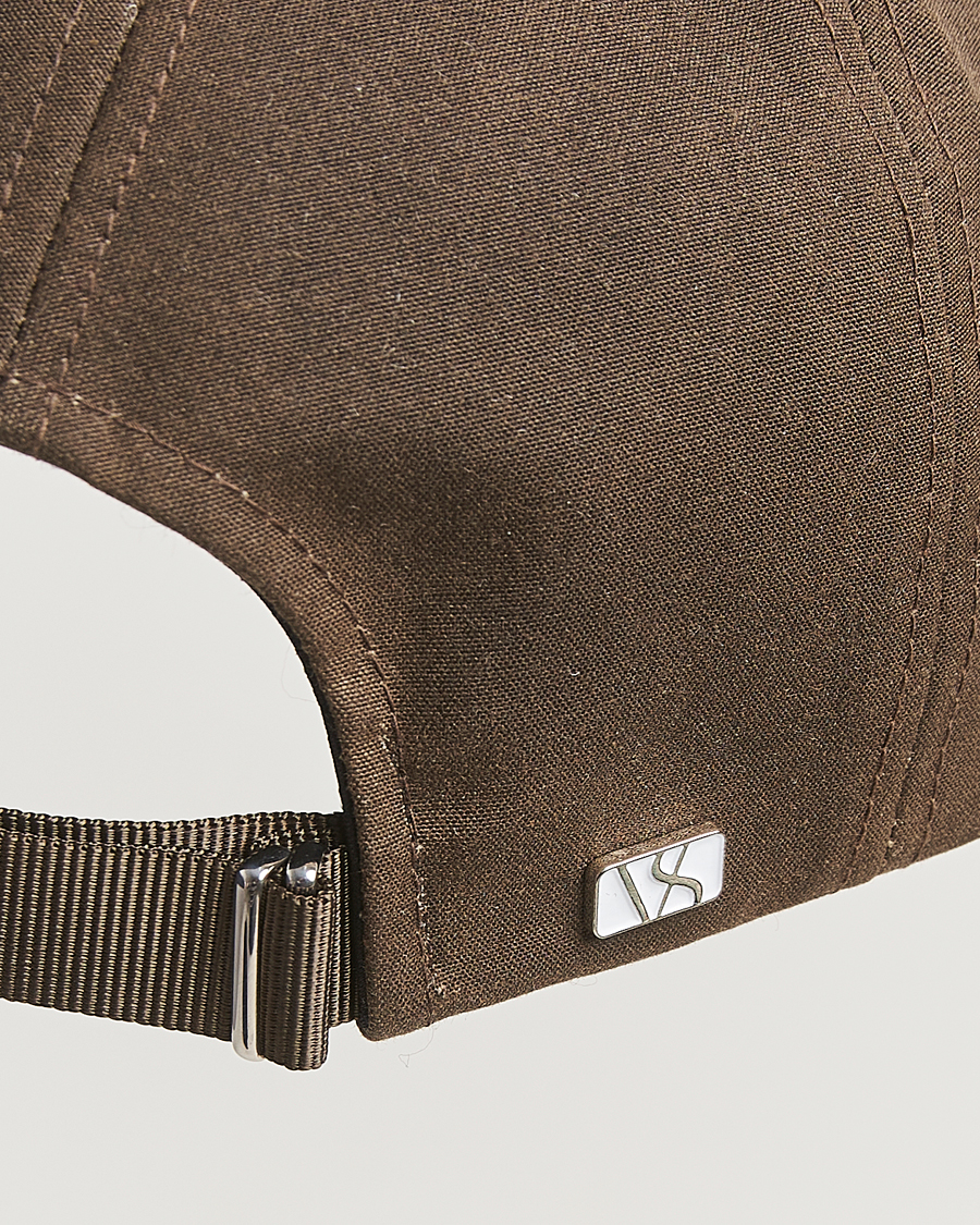 Men | Hats & Caps | Varsity Headwear | Oilskin Baseball Cap Chestnut Brown