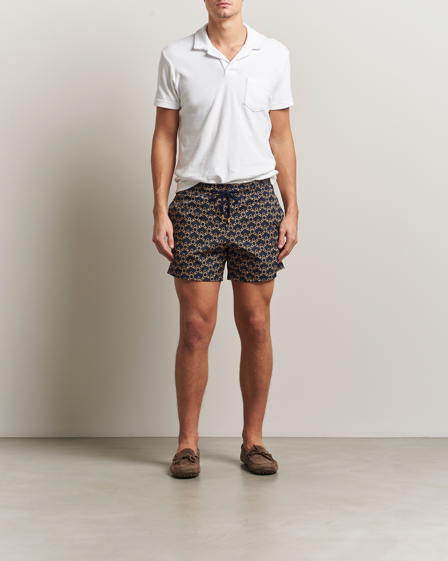 Men | Swimwear | Vilebrequin | Moorise Swim Shorts Bleu Marine