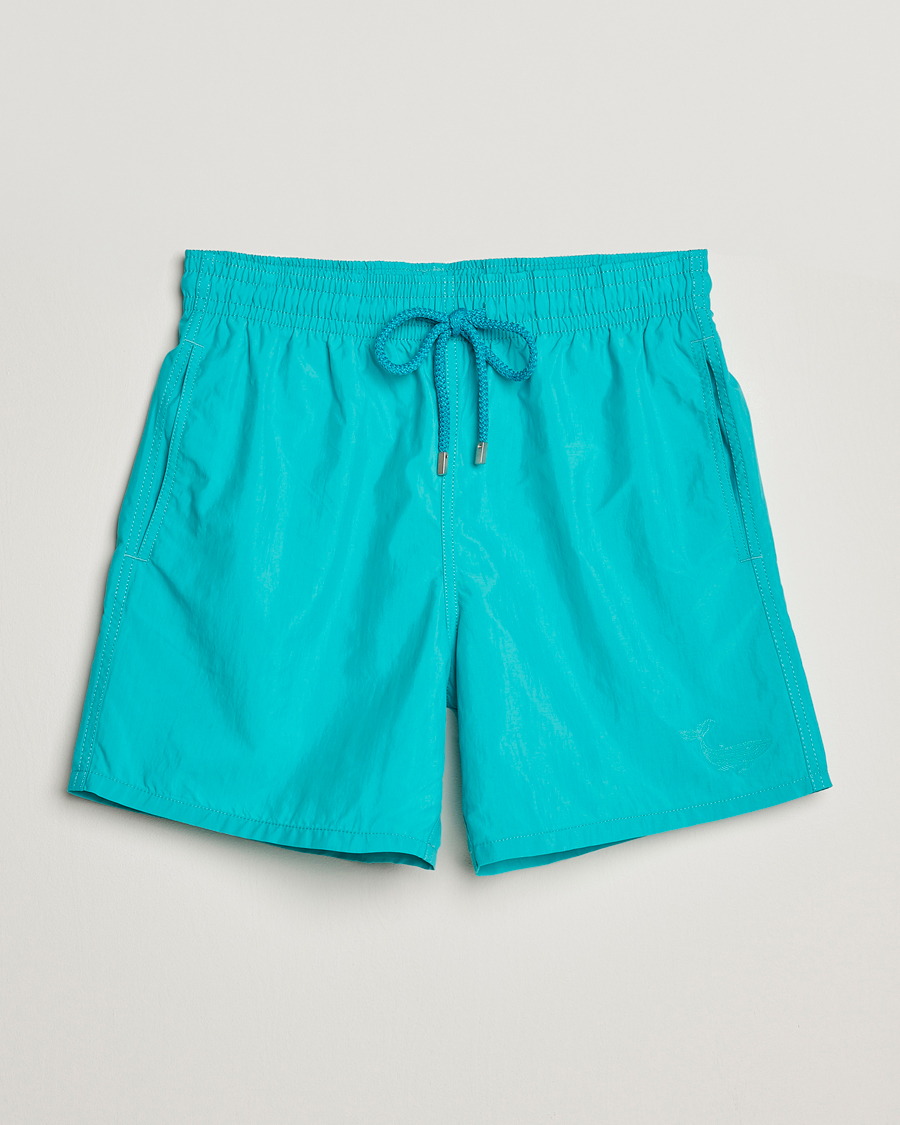 Men | Swimwear | Vilebrequin | Moorea Aquareactive Swim Shorts Vert Disco
