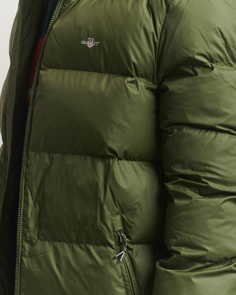 Men | Coats & Jackets | GANT | The Active Cloud Mid Length Jacket Country Green