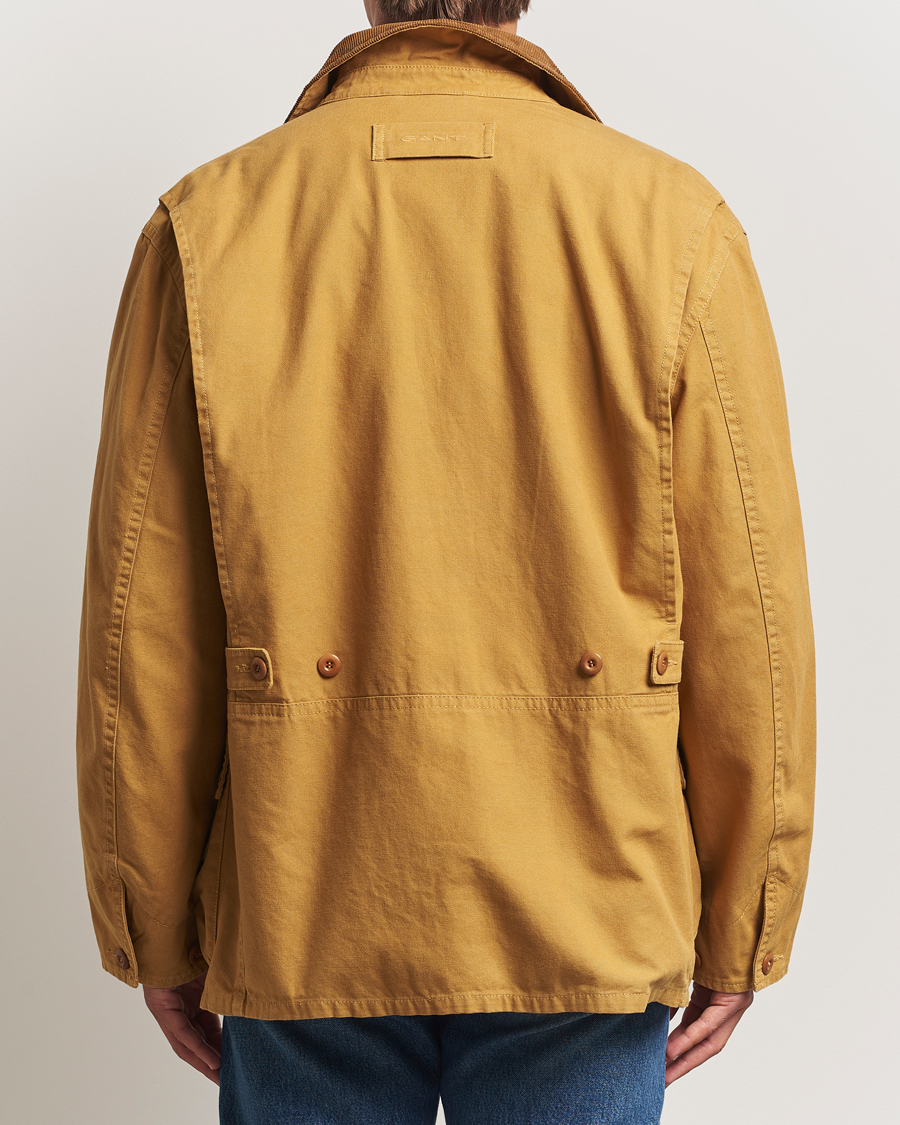 Men | Coats & Jackets | Gant | Canvas Field Jacket Peanut Butter