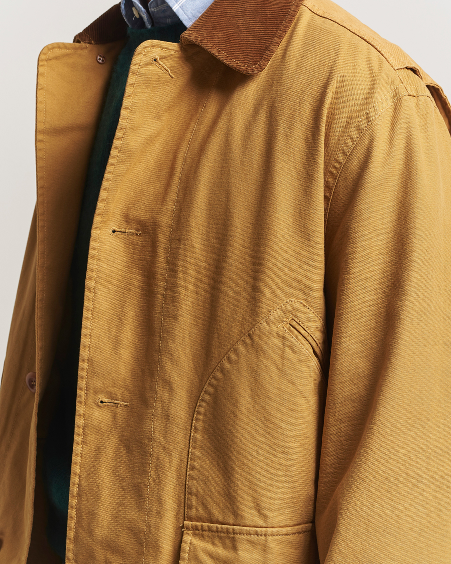 Men | Coats & Jackets | GANT | Canvas Field Jacket Peanut Butter