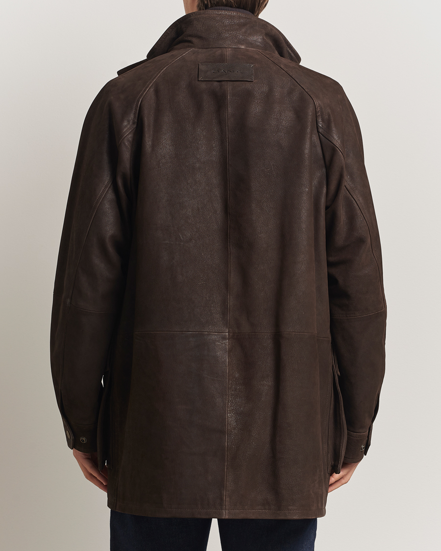 Men | Coats & Jackets | GANT | Nubuck Decker Desert Brown