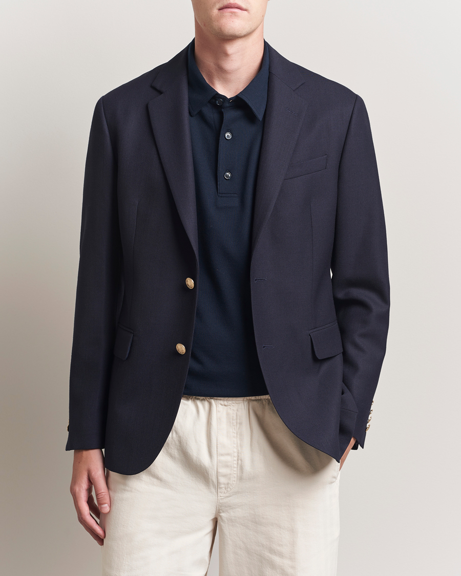 Men | Blazers | Gant | Wool Club Blazer Evening Blue
