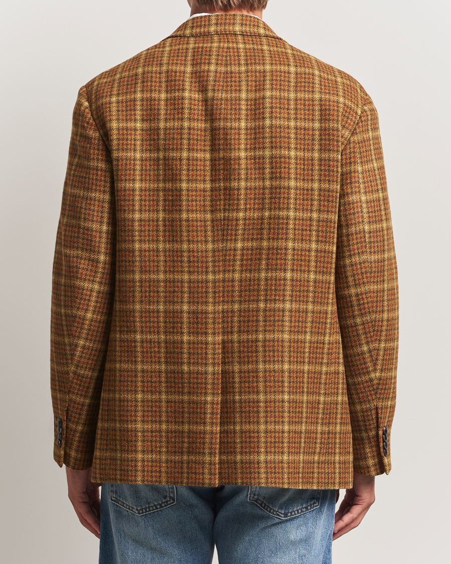 Men | Blazers | Gant | Checked Tweed Blazer Peanut Butter