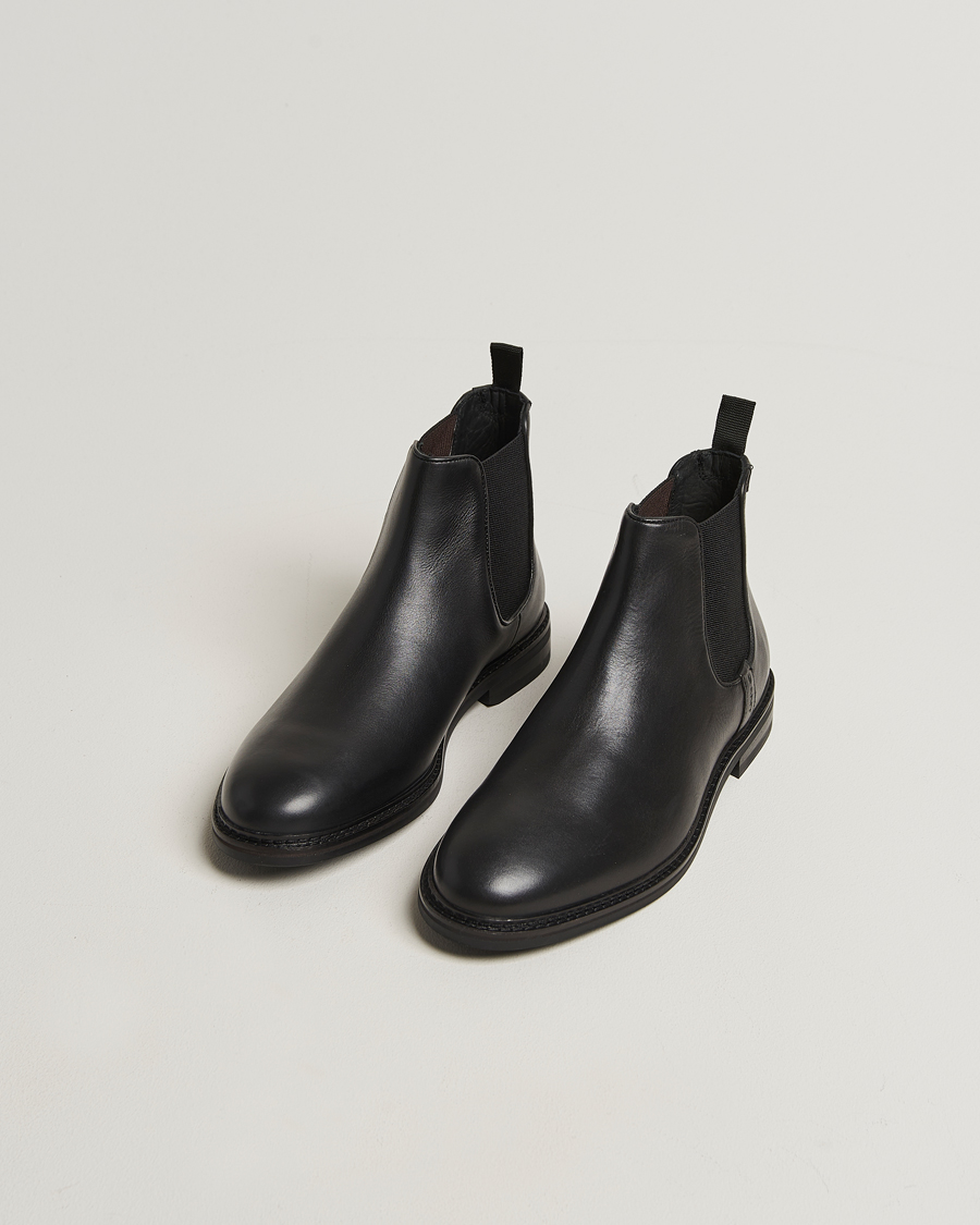 Men | Boots | Gant | Bidford Leather Chelsea Boot Black