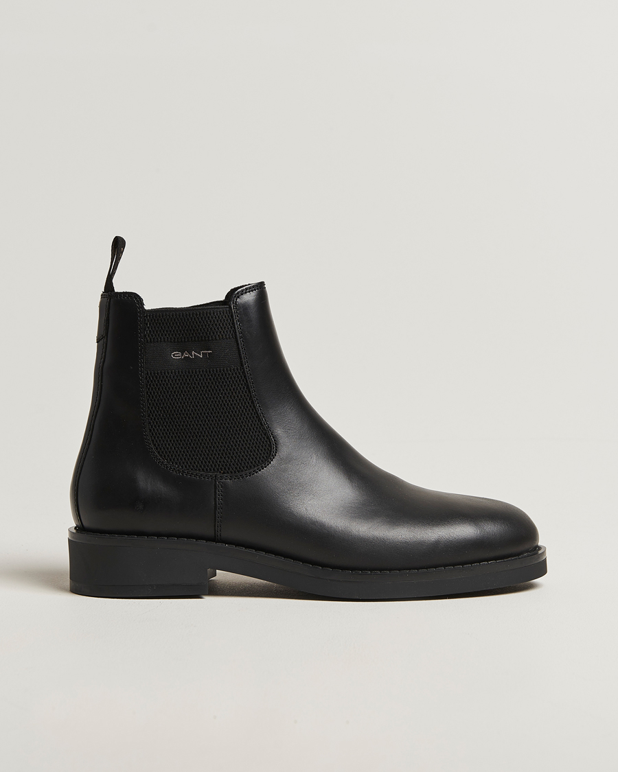 Men | Boots | GANT | Prepdale Leather Chelsea Boot Black