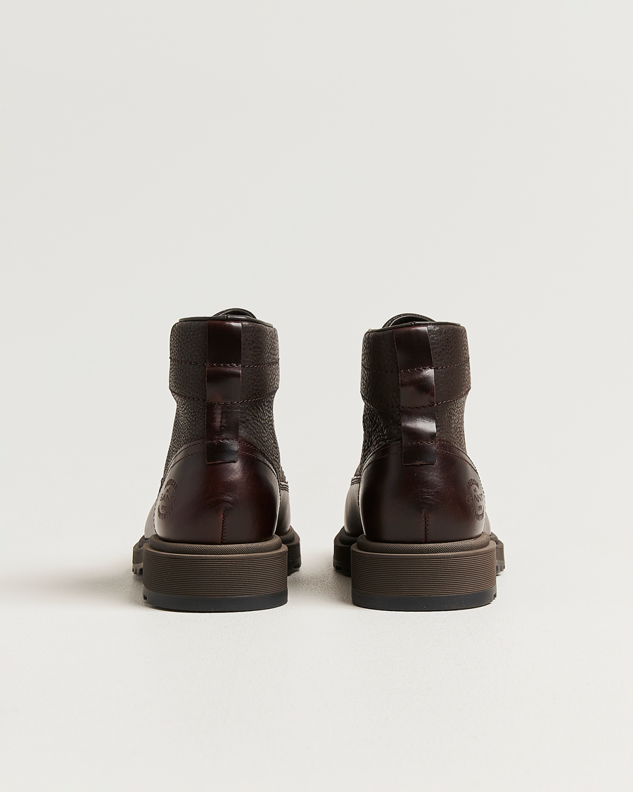 Men | Boots | GANT | Blisdor Leather Boot Dark Brown