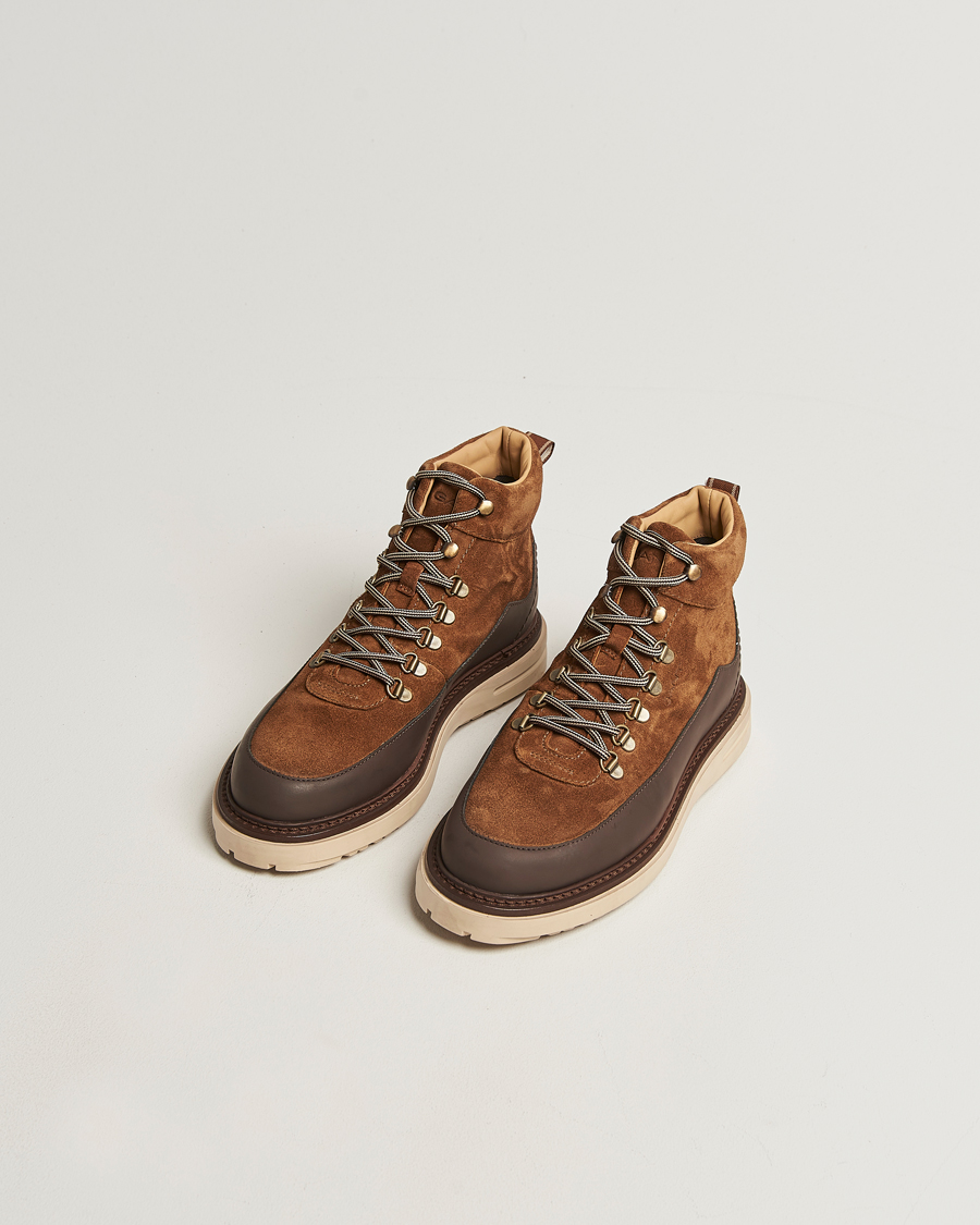 Men | GANT Hillprep Suede Boot Cognac | GANT | Hillprep Suede Boot Cognac