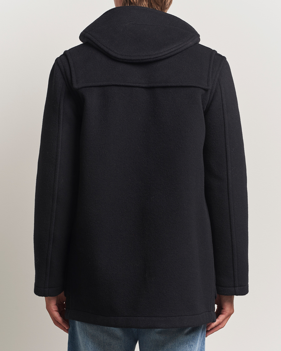 Men | Coats & Jackets | Gloverall | Mid Length Duffle Coat Black/Royal Stewart