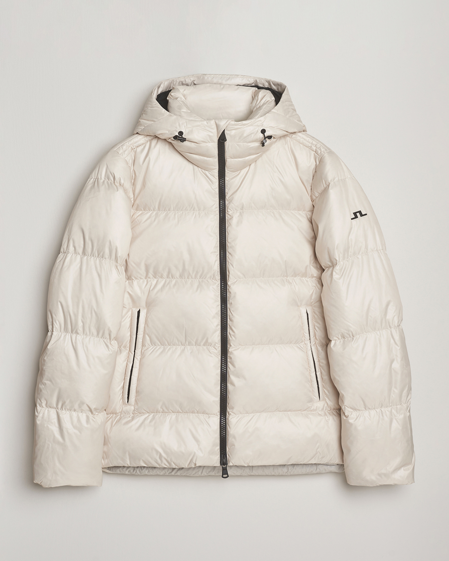 Men | Coats & Jackets | J.Lindeberg | Daryl Down Hooded Jacket Moonbeam