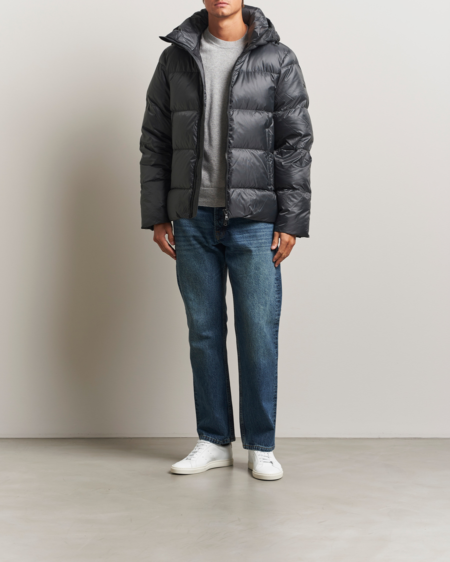 J.Lindeberg Daryl Down Hooded Jacket Asphalt at CareOfCarl.com