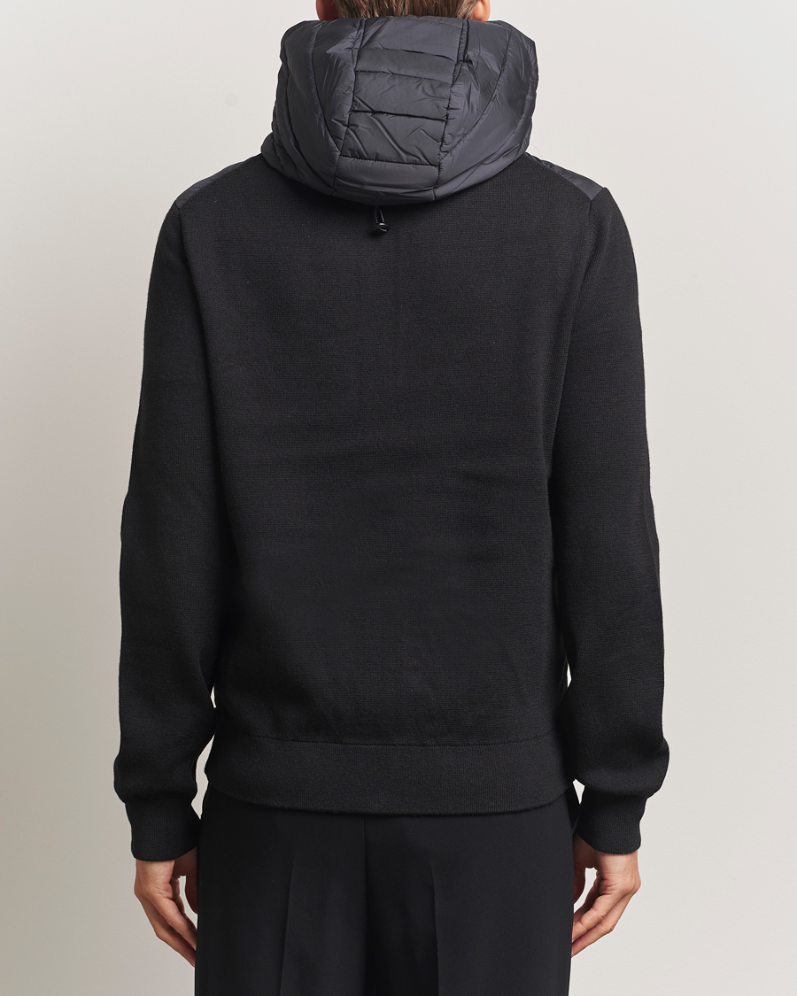J.Lindeberg Thorn Hooded Hybrid Jacket Black at CareOfCarl.com