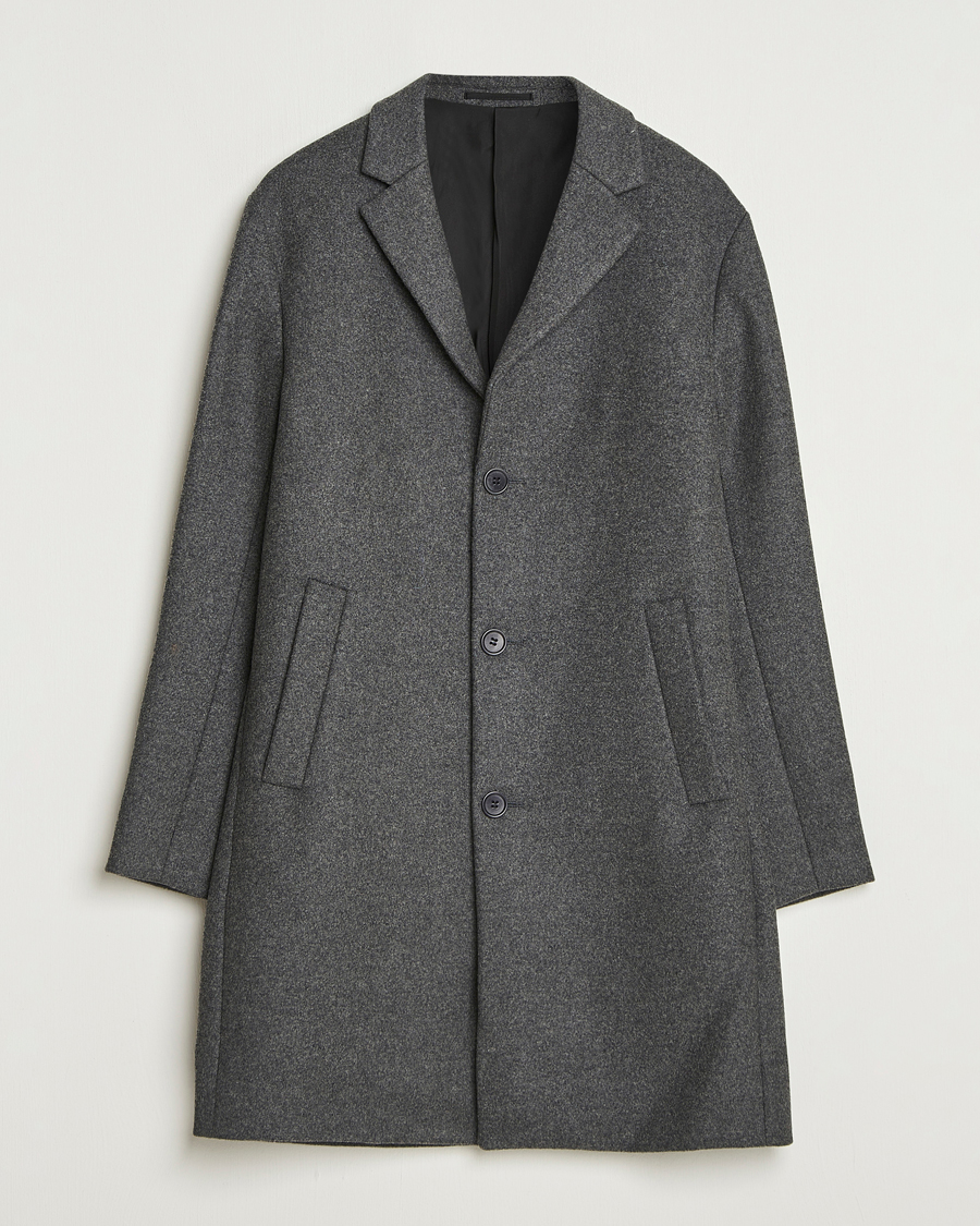 Men | Coats & Jackets | NN07 | Austin Wool Coat Grey Melange