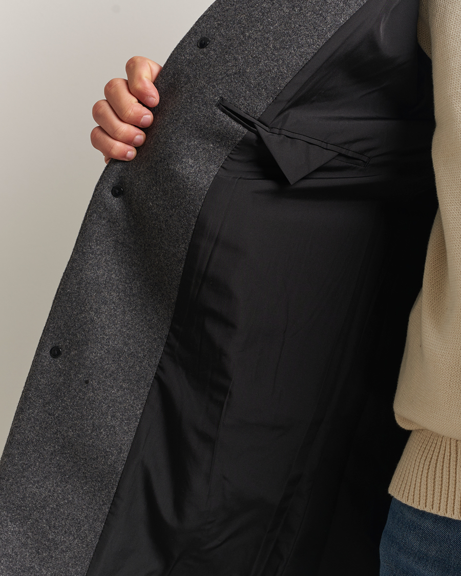 Men | Coats & Jackets | NN07 | Austin Wool Coat Grey Melange