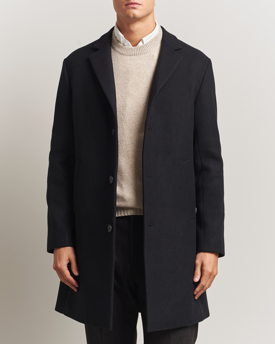 Men | Coats & Jackets | NN07 | Austin Wool Coat Black