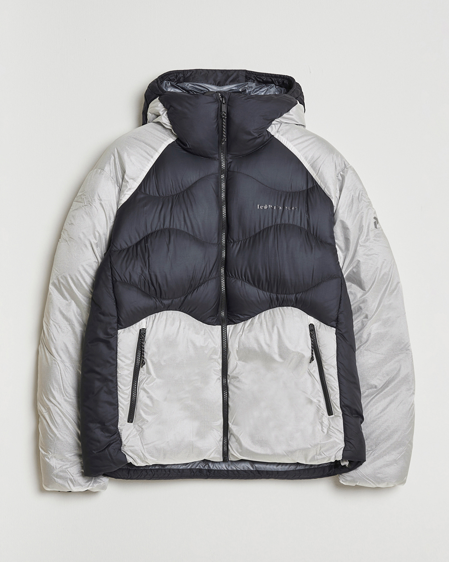 Peak Performance Helium Diamond Fused Hooded Down Jacket Black