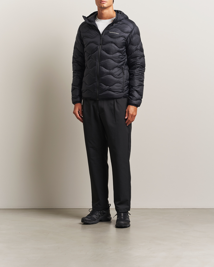Men | Coats & Jackets | Peak Performance | Helium Down Hooded Jacket Black
