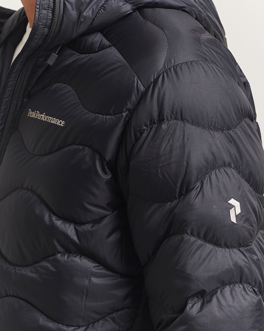 Men | Coats & Jackets | Peak Performance | Helium Down Hooded Jacket Black