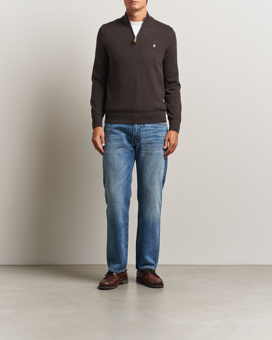 Morris Darmon Half Zip Brown at CareOfCarl.com